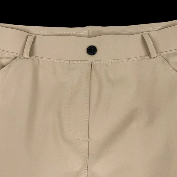 Baleaf Pants Women 2XLP Beige Elastic Waist Pull On Pockets Performance Stretch - Picture 5 of 16